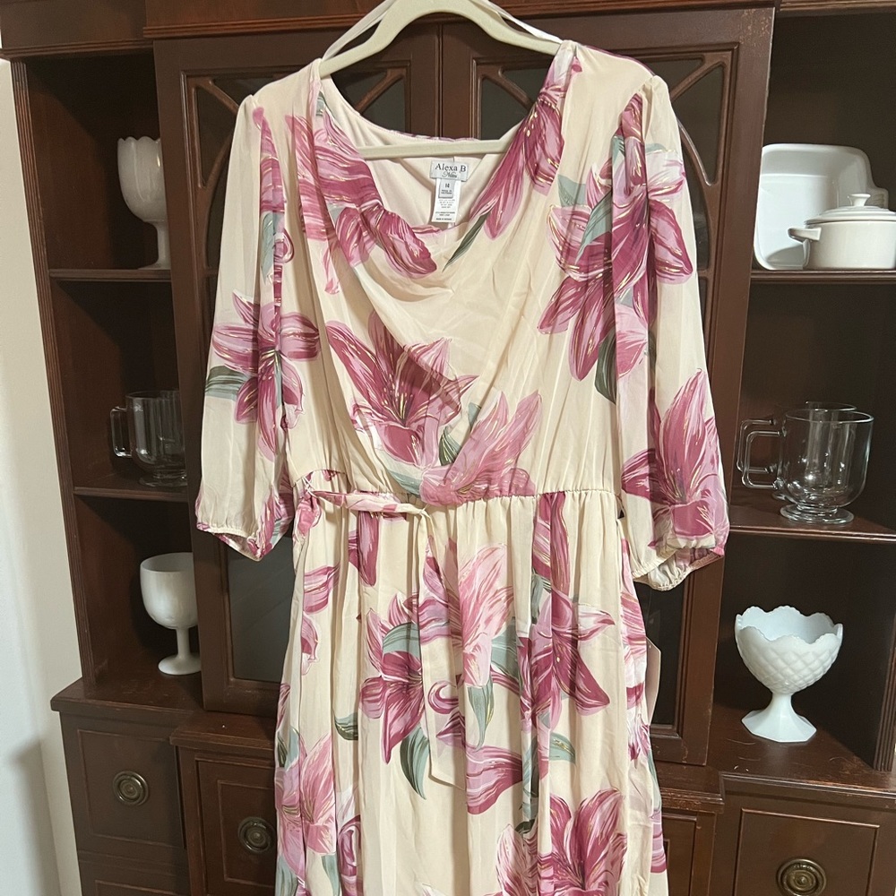 Floral Wrap dress